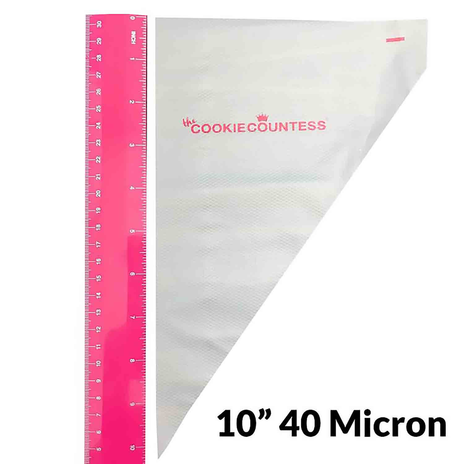 10" 40 Micron Tipless Bags