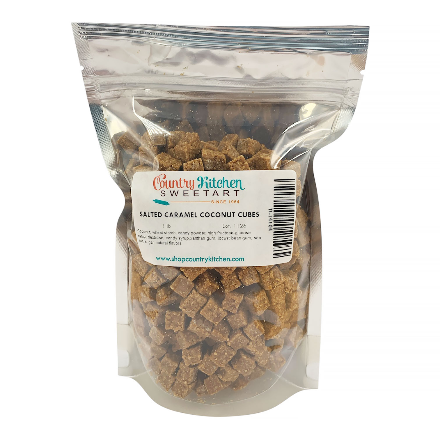 Salted Caramel Coconut Cubes