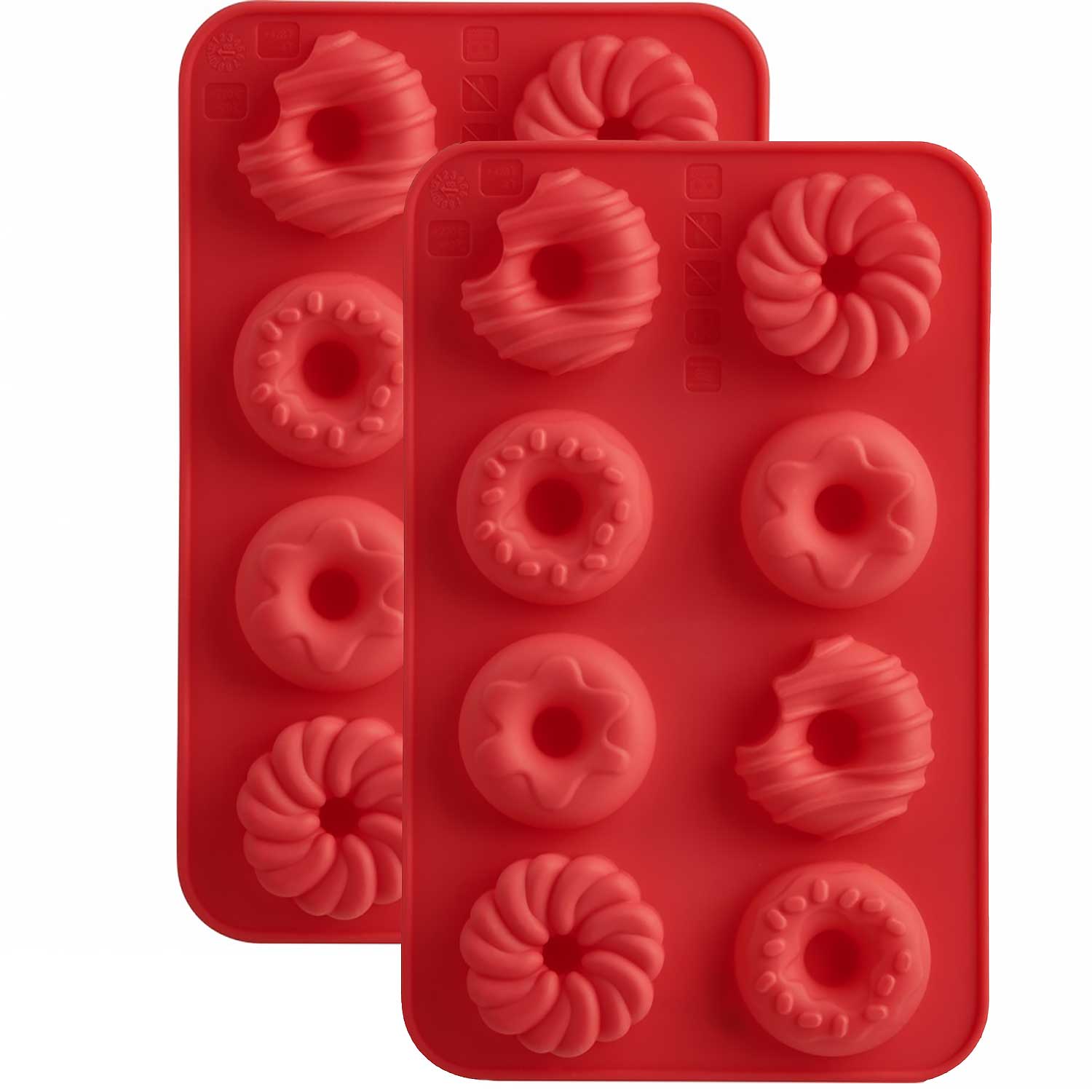 Pj Bold Marijuana Candy Molds Pot Leaf Silicone Trays for Chocolate Gummies Party Novelty Gift Mold, 3 Pack, Brown