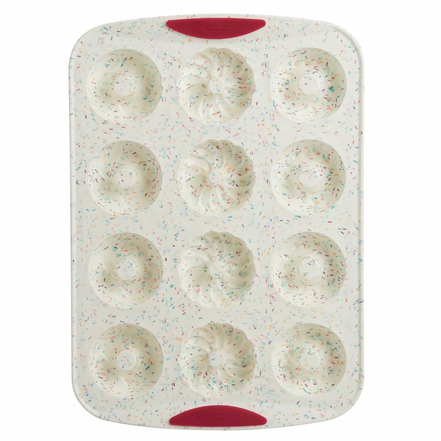 Confetti Silicone Assorted Mini Donut Pan