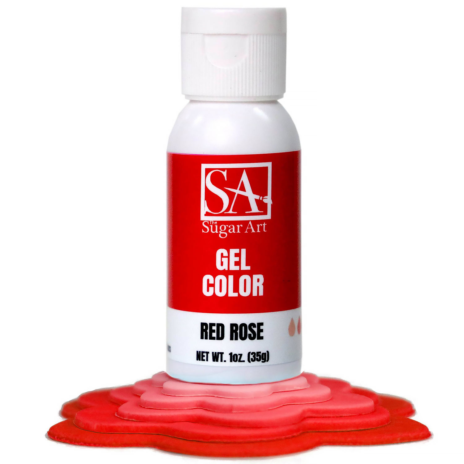 Red Rose Gel Food Color