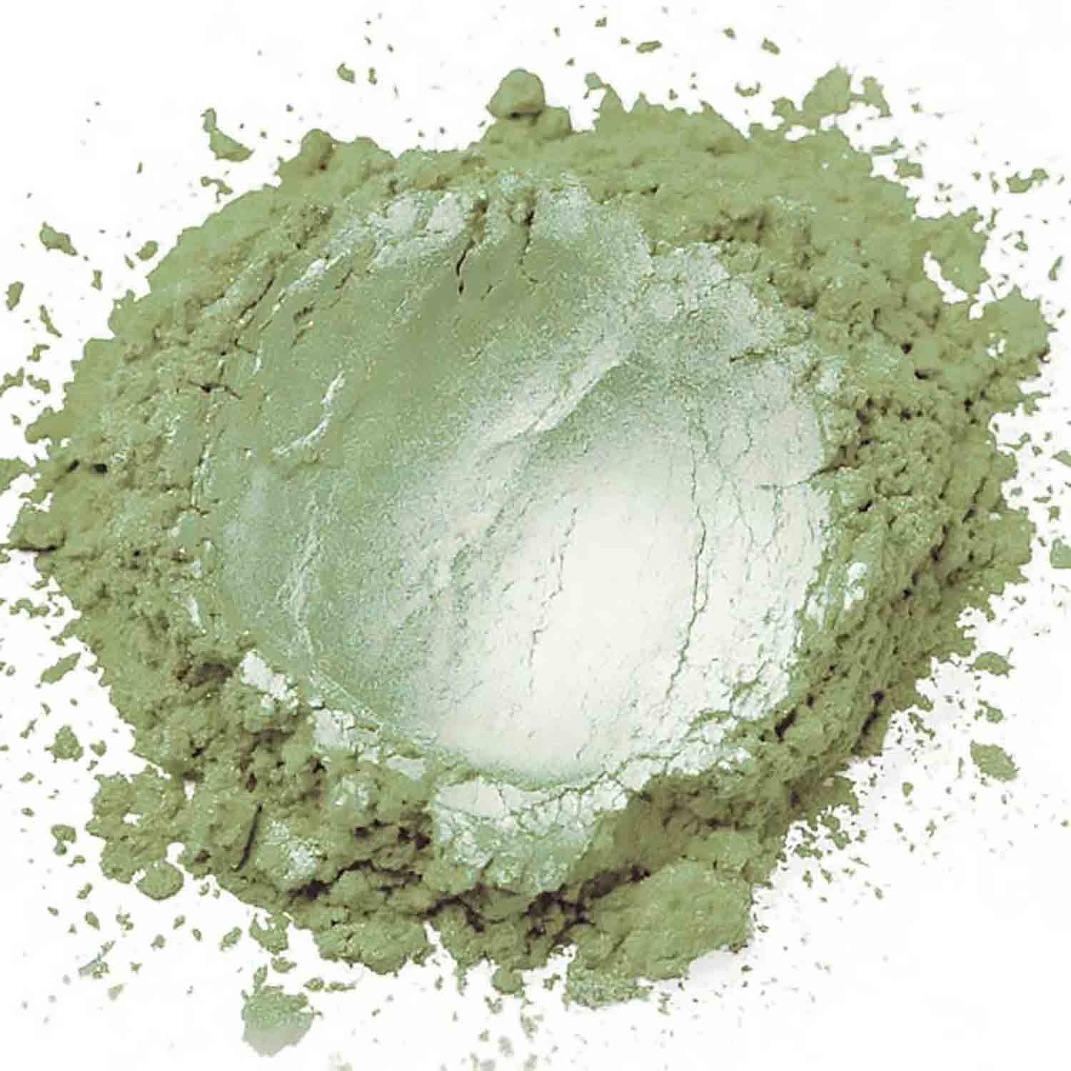 Frosted Green Sterling Pearl Dust