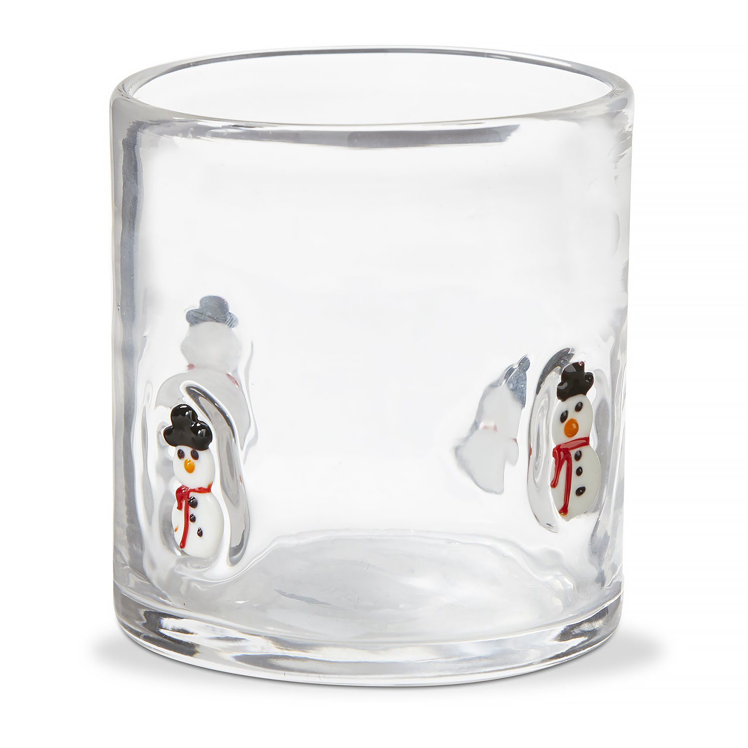 Snowman Old Fashioned Glass