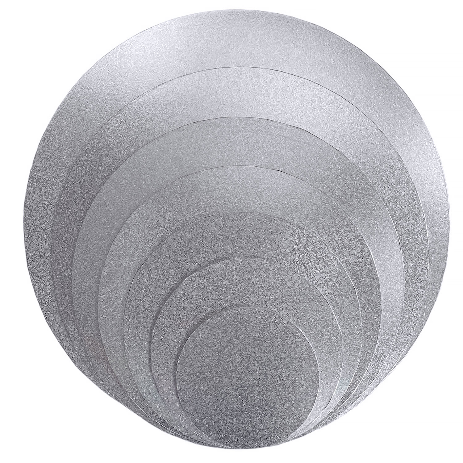 Silver Round Sturdy Cake Boards