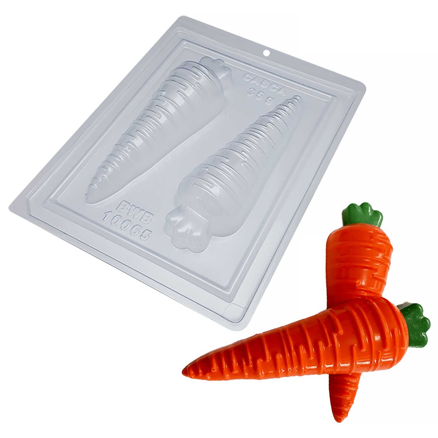 Gourmet Carrot Three Part Chocolate Mold