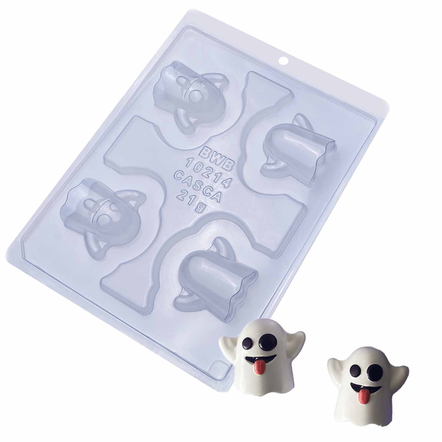 3D Ghost Three Part Chocolate Mold