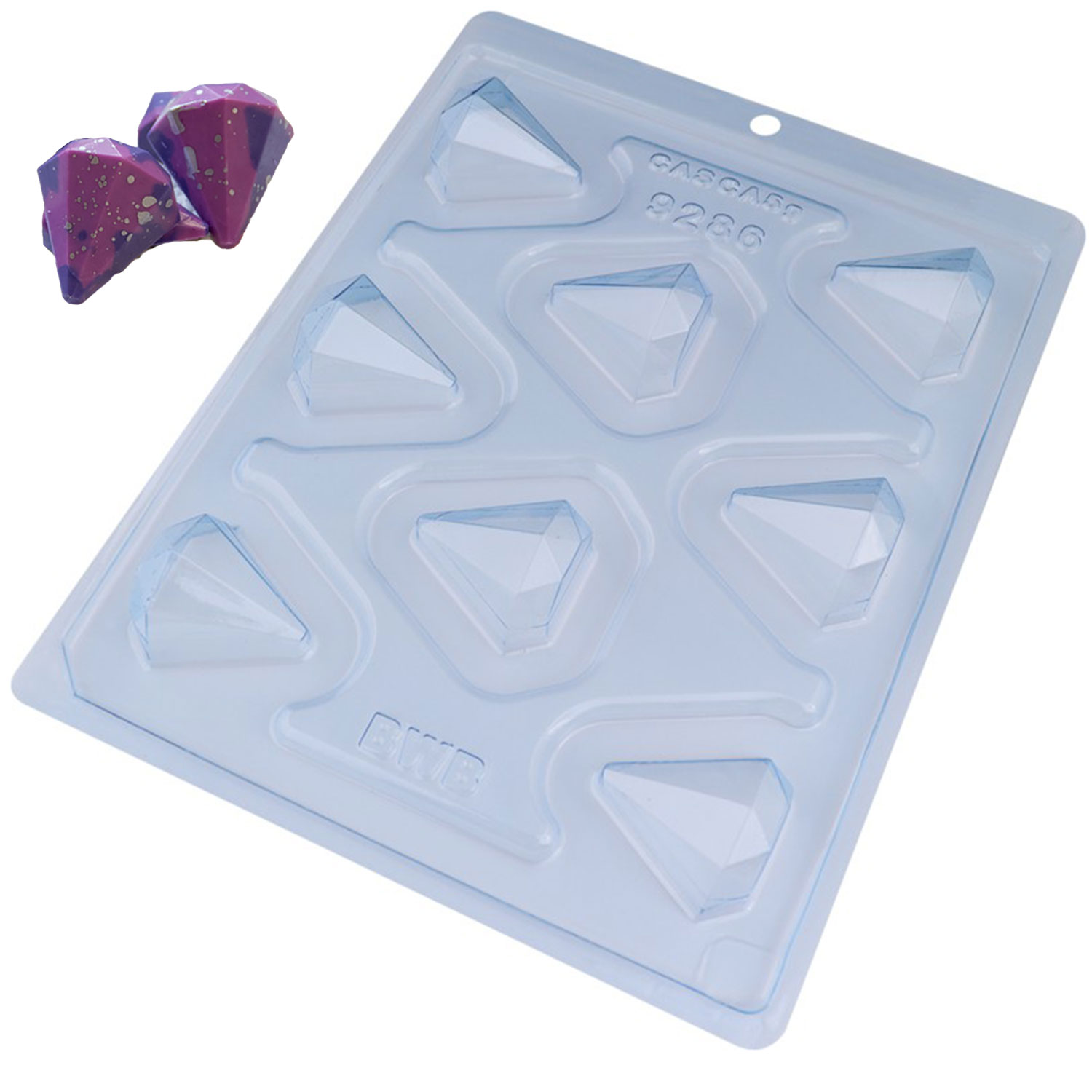 Gemstone Three Part Chocolate Mold