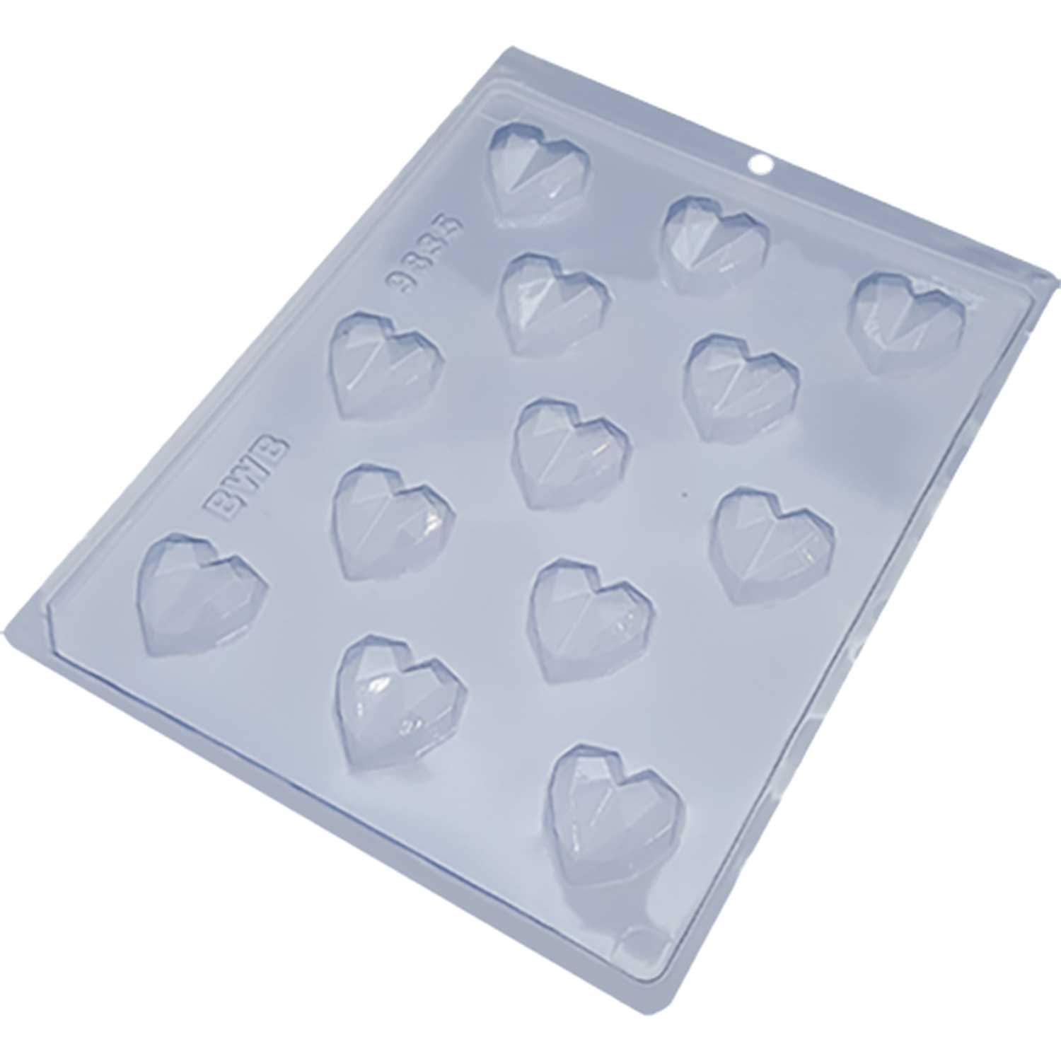 Diamond Heart Truffle Chocolate Mold