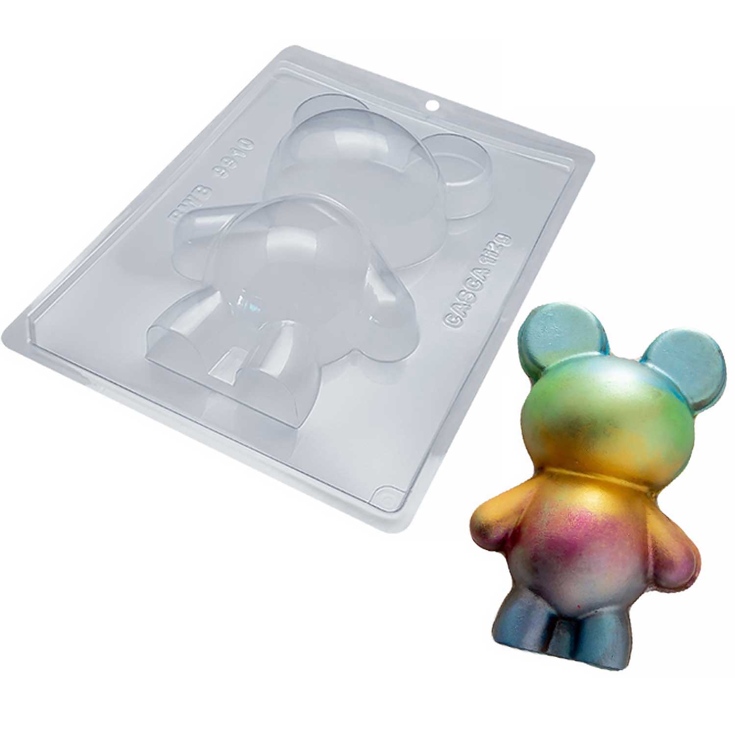 Bwb 3 Piece, Teddy Bear, Plastic Chocolate Mold