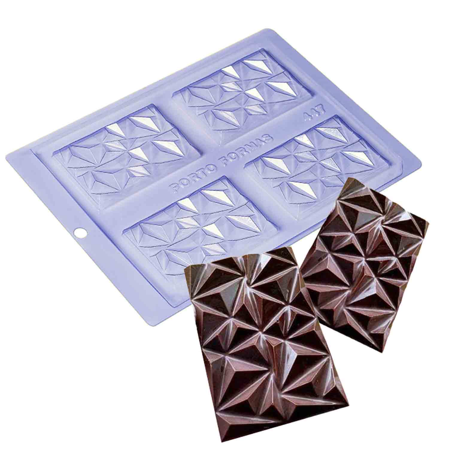 Diamond Chocolate Bar Mold VCFPF447 Country Kitchen SweetArt
