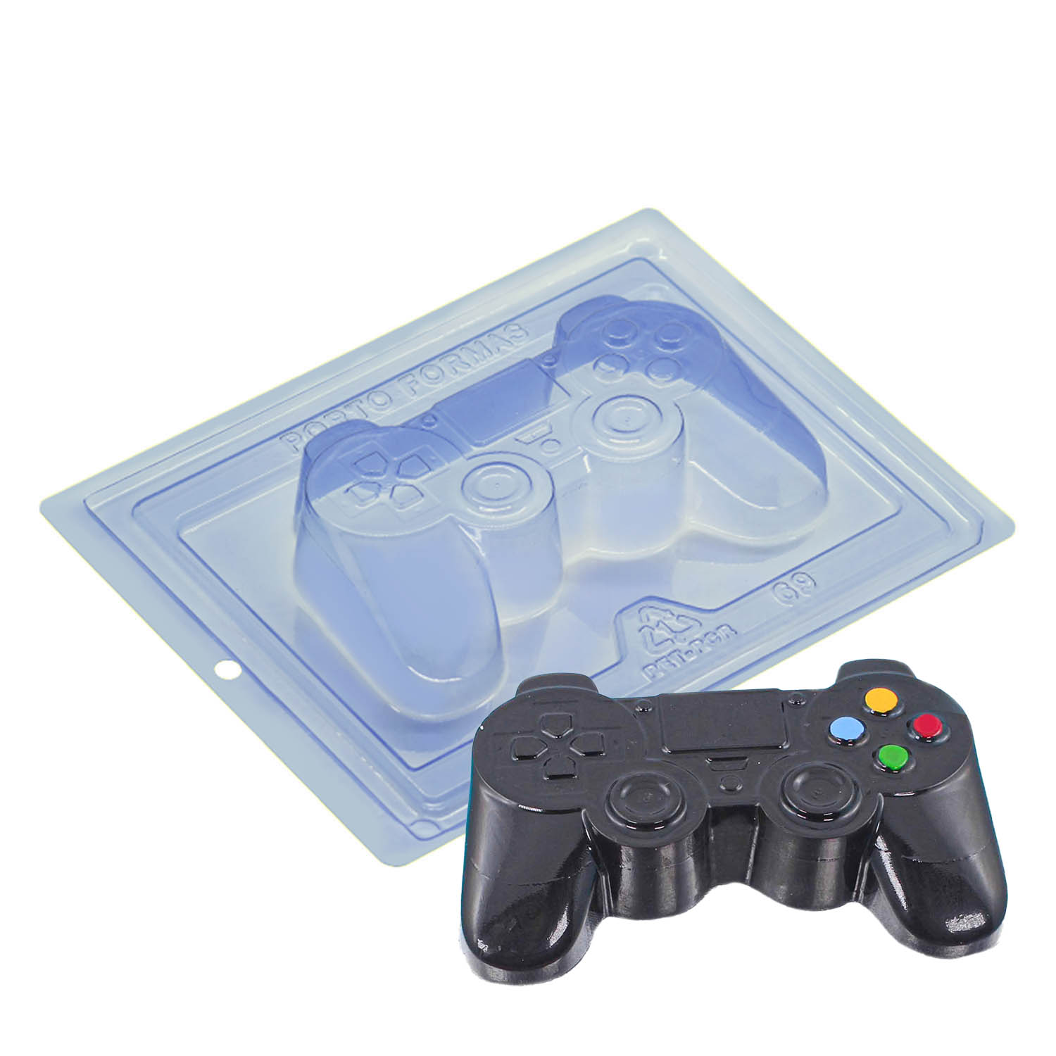 Video Game Controller Three Part Chocolate Mold CKSA