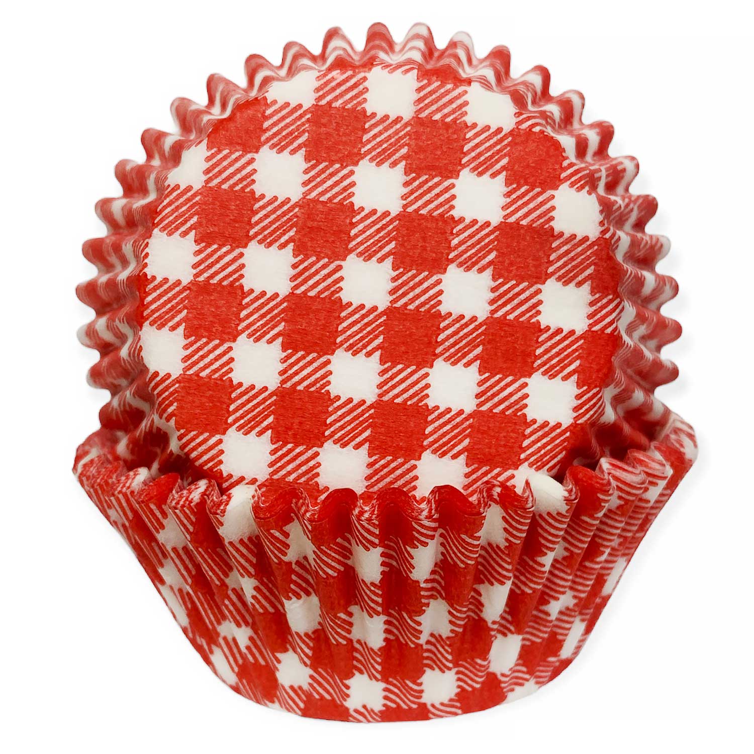 Red Gingham Standard Baking Cups