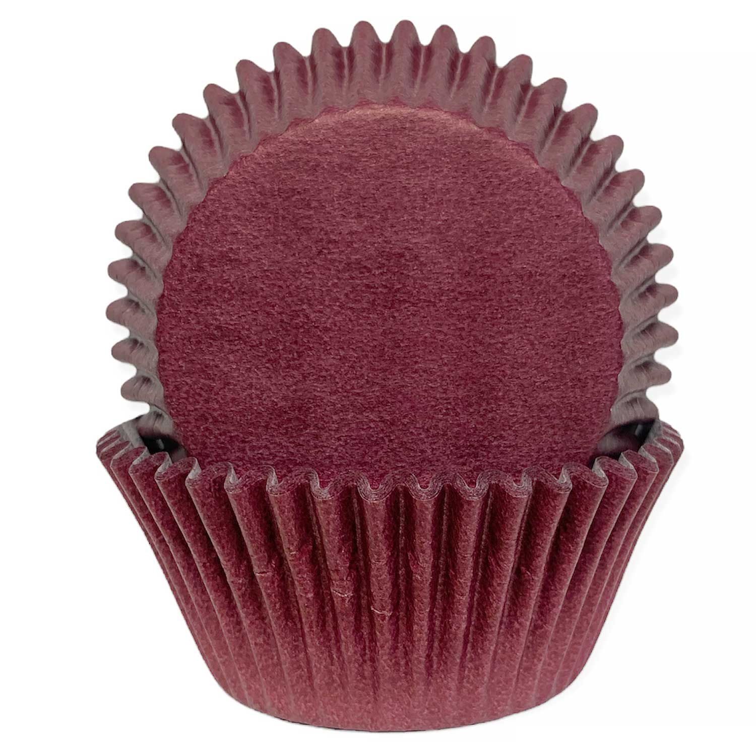 Solid Burgundy Cupcake Liners