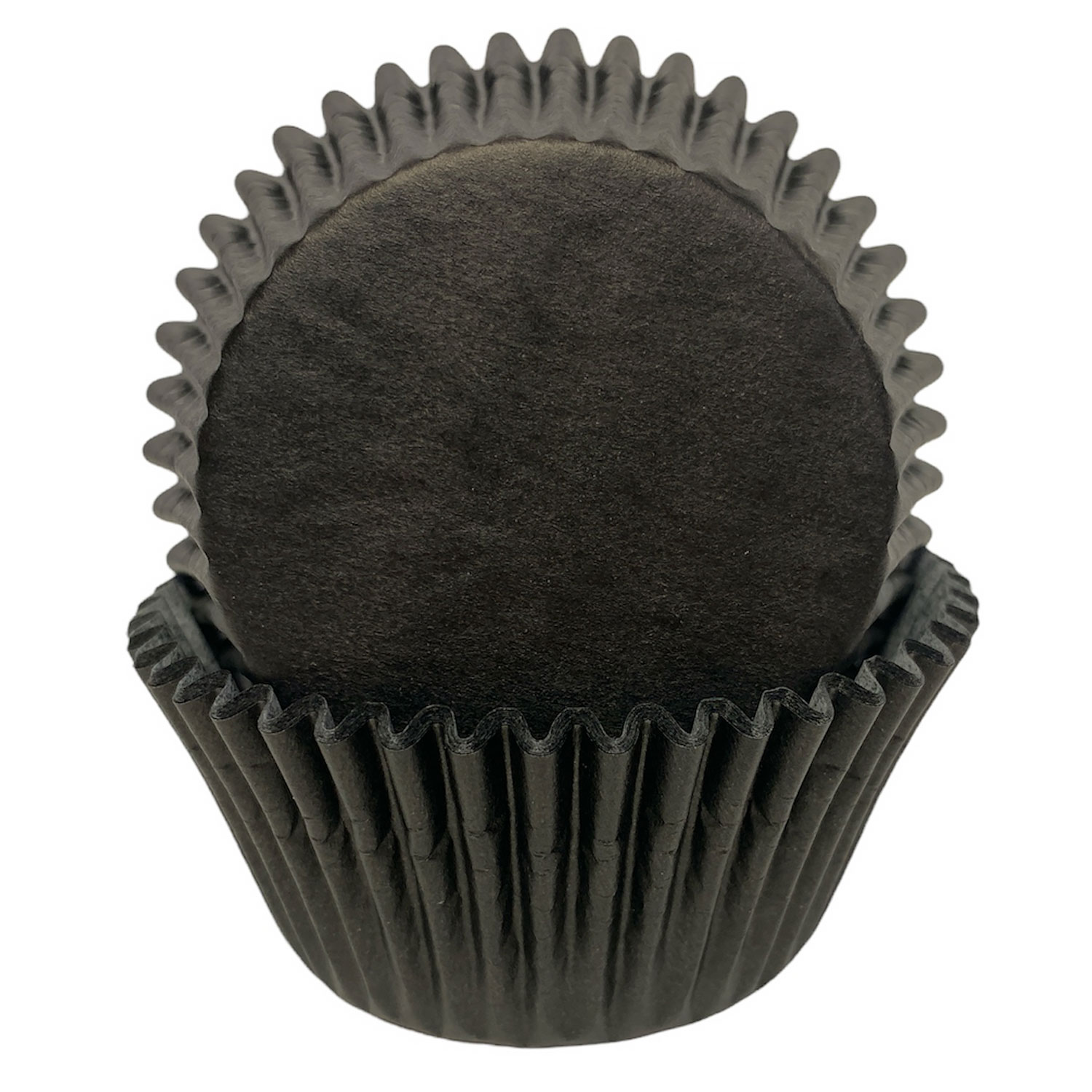 Solid Black Cupcake Liners