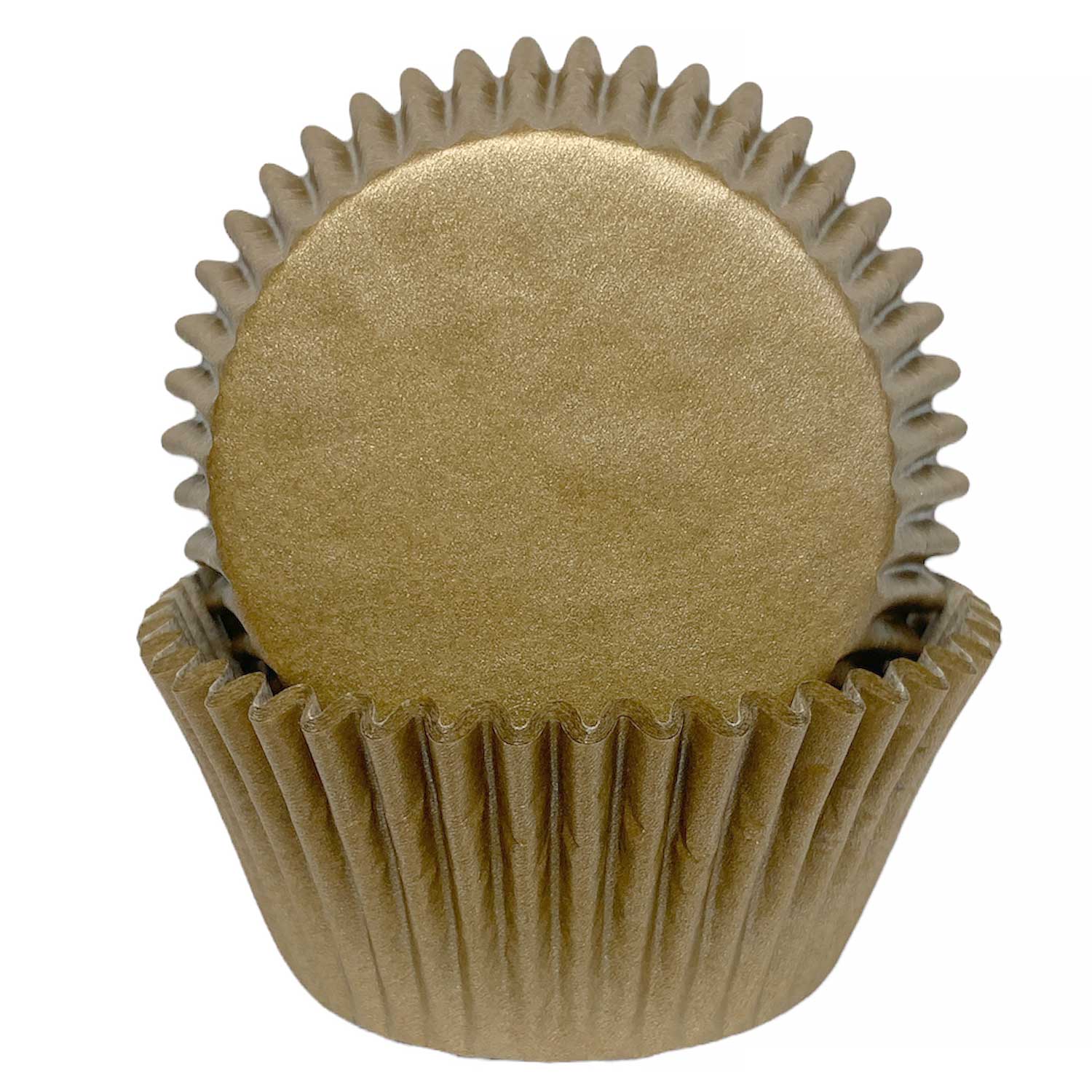 Solid Gold Cupcake Liners