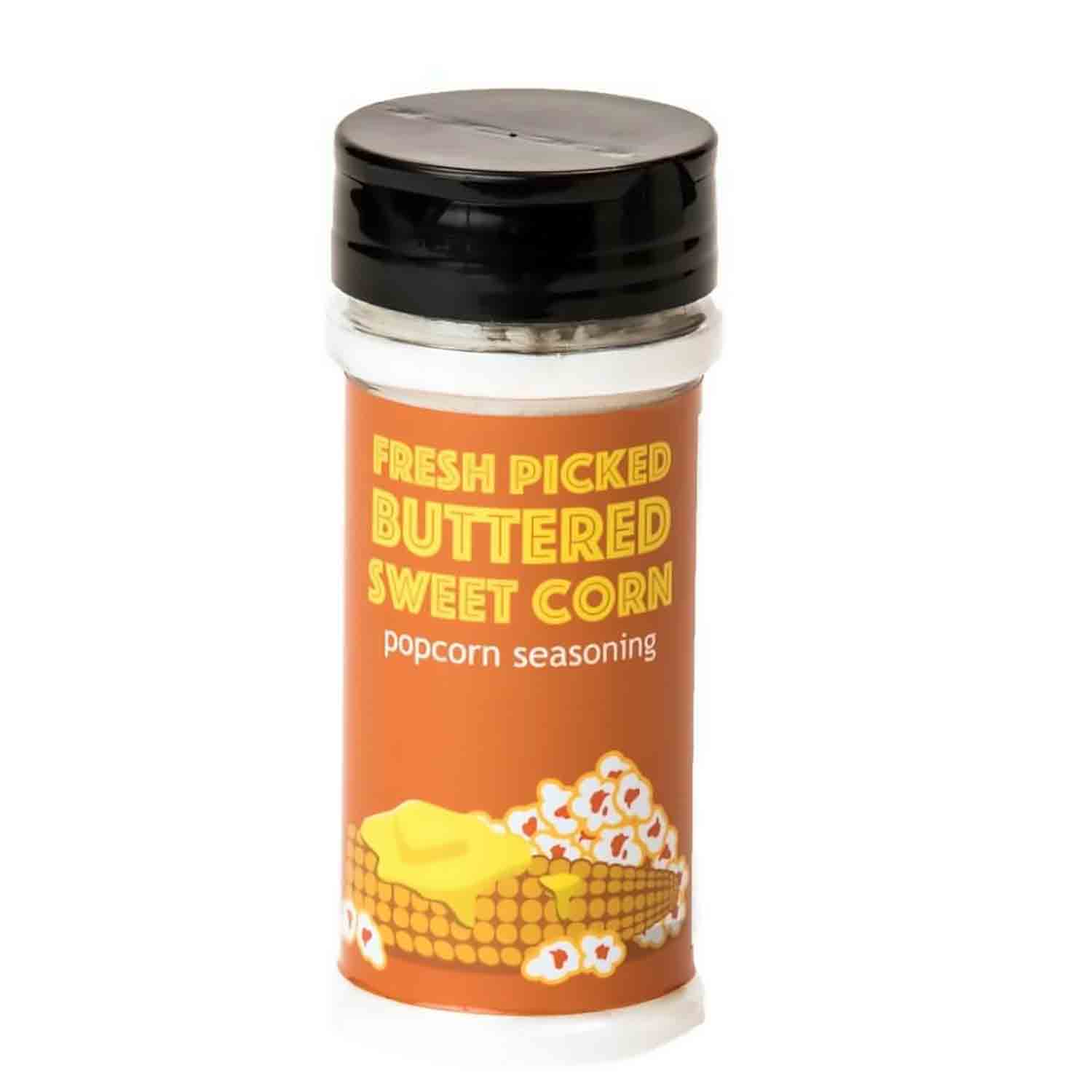 Popcorn Cob with two Jars Salt-free Popcorn Seasoning Sprinkles