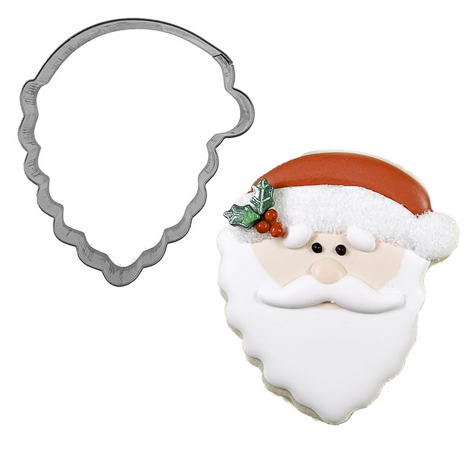 Santa Face Cookie Cutter #3