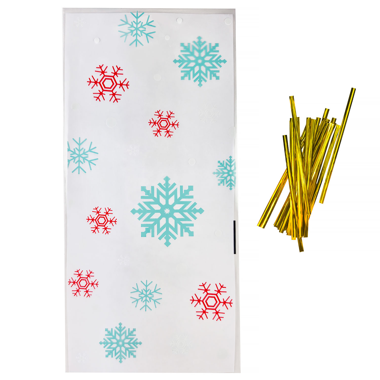 Holiday Snowflake Treat Bags
