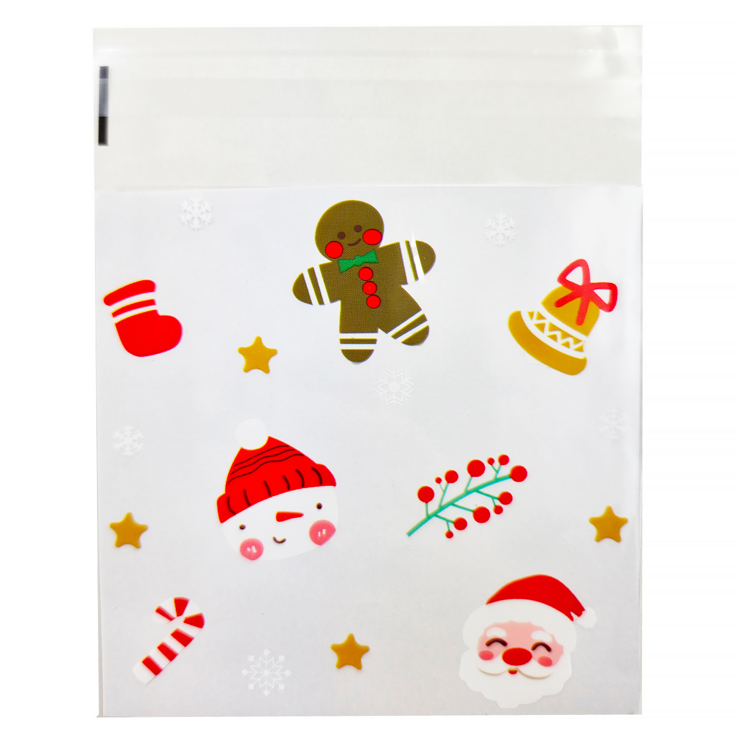 Classic Christmas Self-Sealing Treat Bags