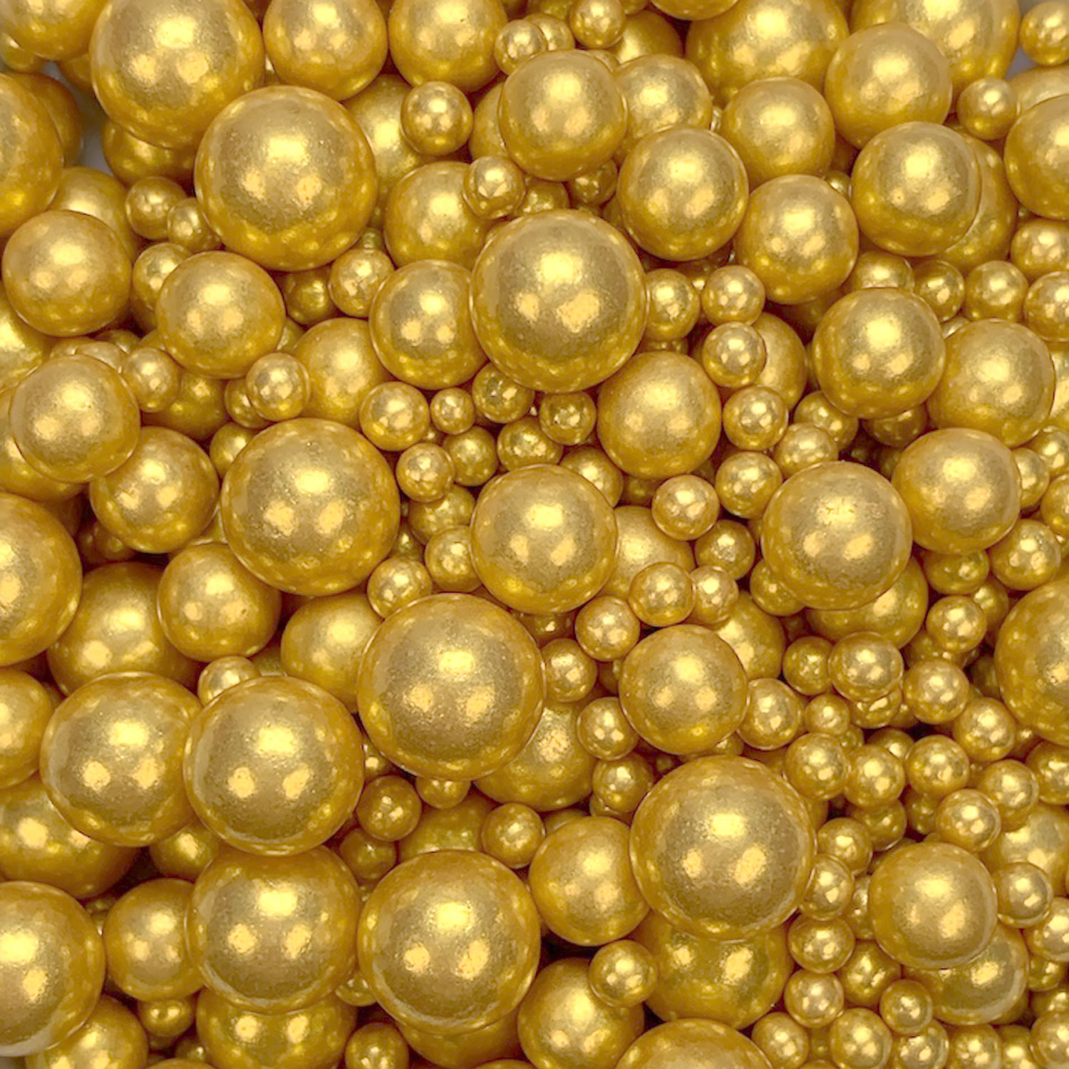 Gold Edible Pearls