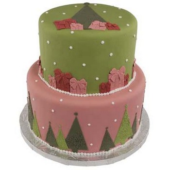 Modern Christmas Cake