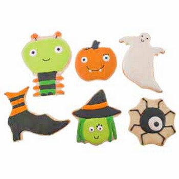 Funny Face Halloween Cookies