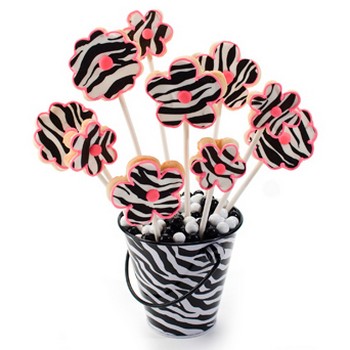 Zebra Flower Bouquet