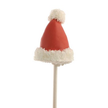 Santa Hat Cake Pop