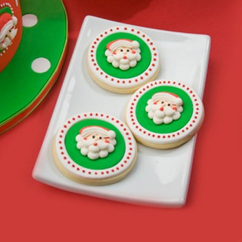 Santa Face Cookies