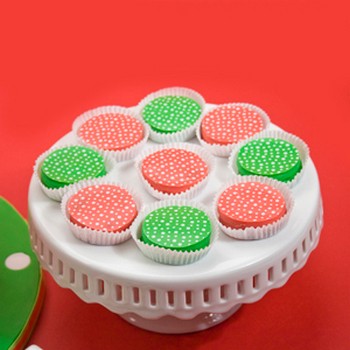 Christmas Dipped Sandwich Cookie