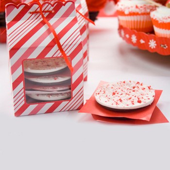 Peppermint Layered Bark Rounds