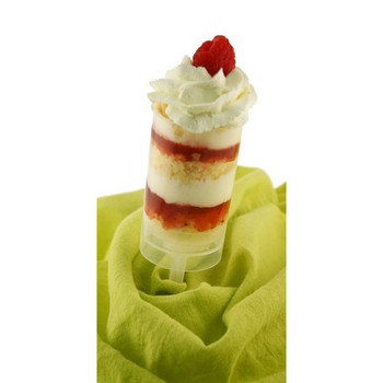 Coconut Raspberry Push-Up Pop