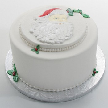 Santa Plaque Cake