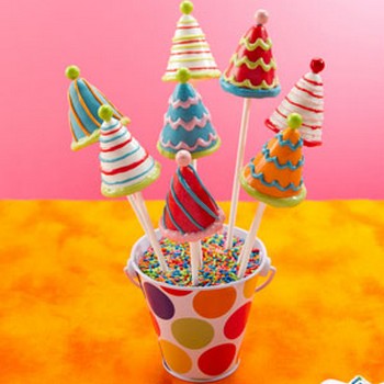 Birthday Party Hat Cake Pops