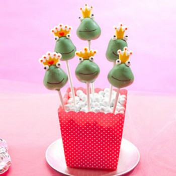 Frog Princess Cake Pops