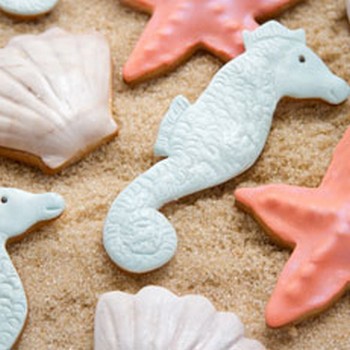 Seashell and Seahorses Cookies