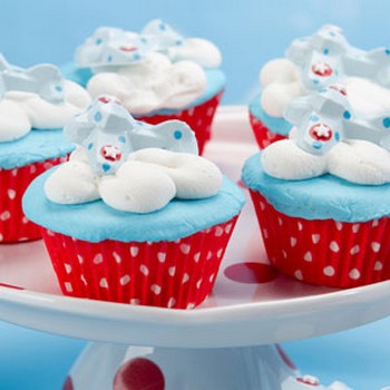 Airplane Cupcakes