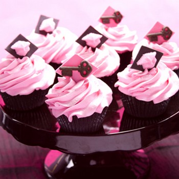 Graduation Key Cupcakes