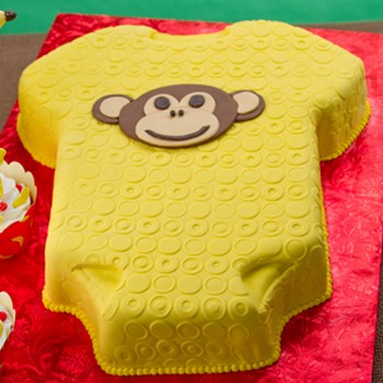 Monkey Baby Shower Cake