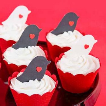 Love Birds Cupcakes