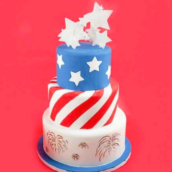 Stars and Stripes Cake
