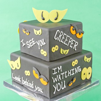 Spooky Eyes Cake