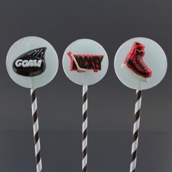 Hockey Isomalt Suckers