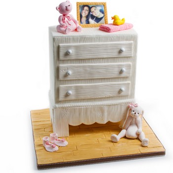 Baby Dresser Cake