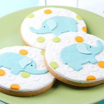 Baby Elephant Cookies