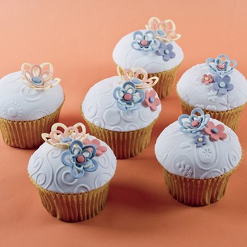Whimsical Floral Cupcakes