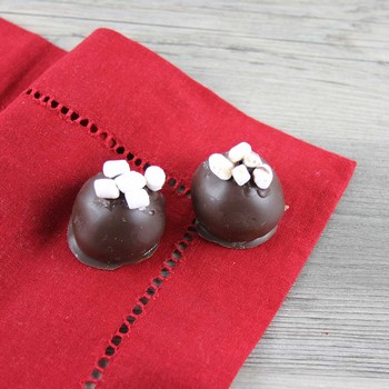 Hot Chocolate Cheesecake Bon Bons