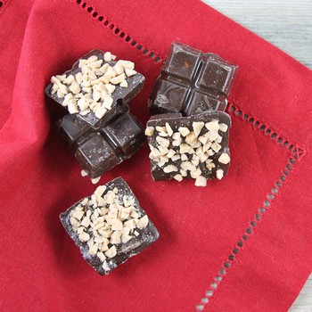 Dark Chocolate Espresso Toffee & Almond Clusters