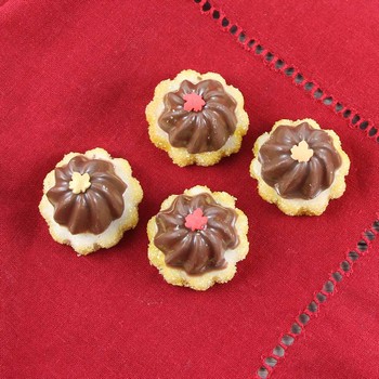 Pecan Pie Truffle Shortbread Cookies