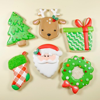 Santa & Reindeer Sugar Cookies